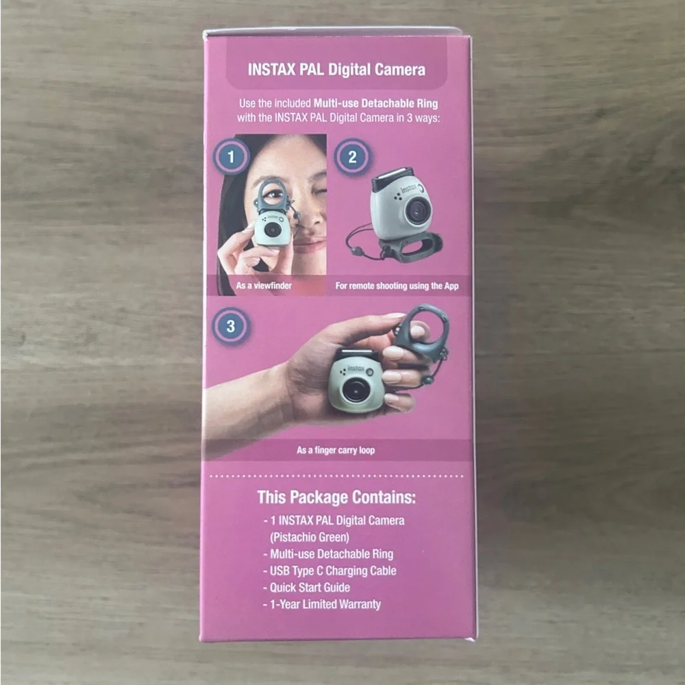 Fujifilm Instax PAL Compact Digital Camera Green – NIB, Portable Mini Camera